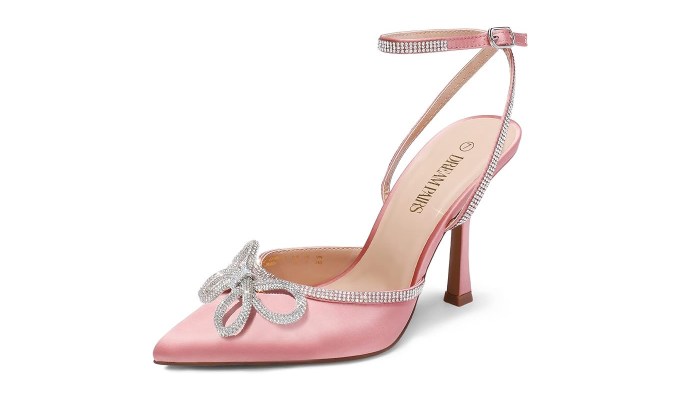 amazon designer lookalikes Dream Pairs Strappy Rhinestone Heels