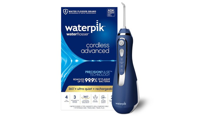 The Waterpik Cordless Advanced 2.0 Water Flosser.
