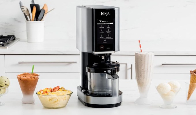 The Ninja CREAMi Ice Cream Maker.