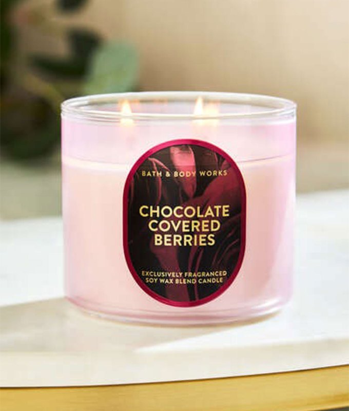 chocolate covered berries candle