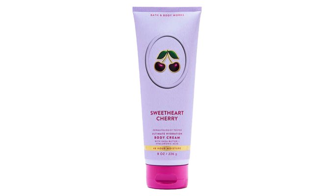 sweetheart-cherry body cream