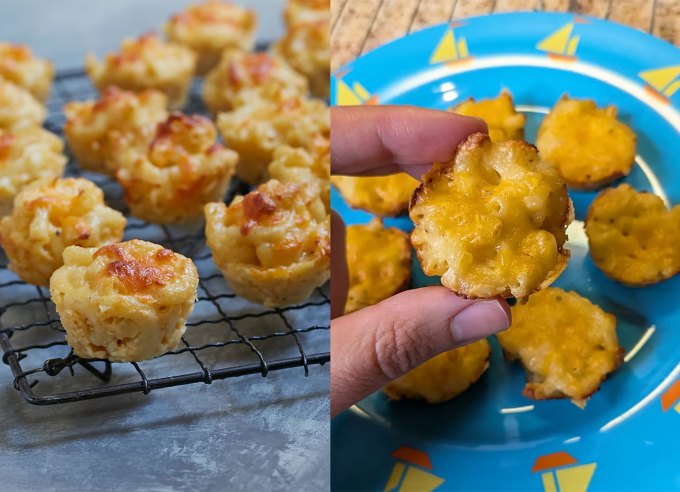 best kid-friendly side dish recipes: mac and cheese bites