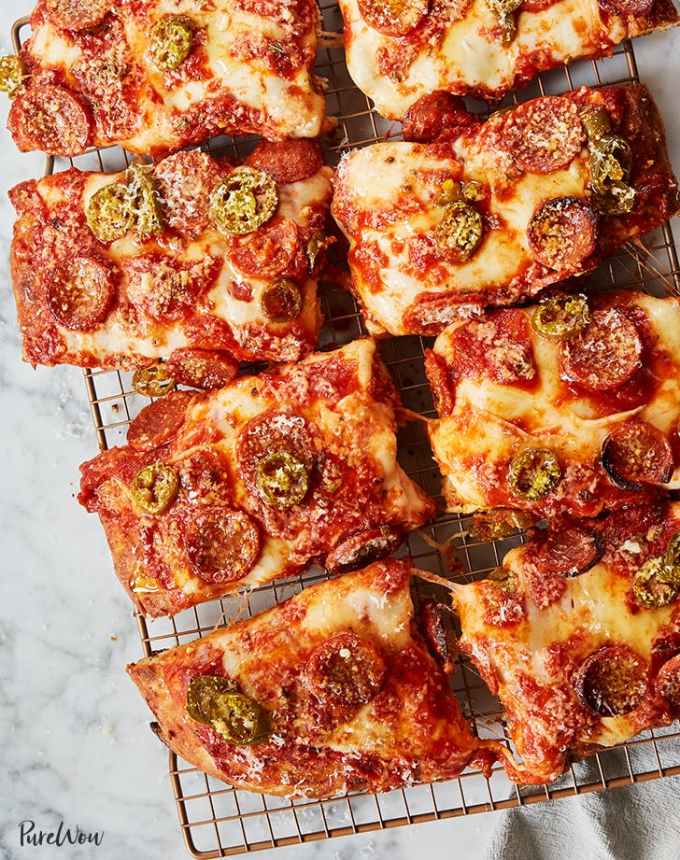 birthday dinner ideas: cheaters sicilian style pizza