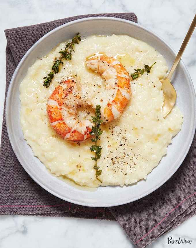 birthday dinner ideas: lobster risotto