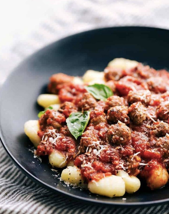 easy gnocchi recipes: sausage and tomato gnocchi
