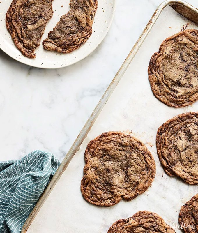 fall cookies: espresso chocolate chip cookies