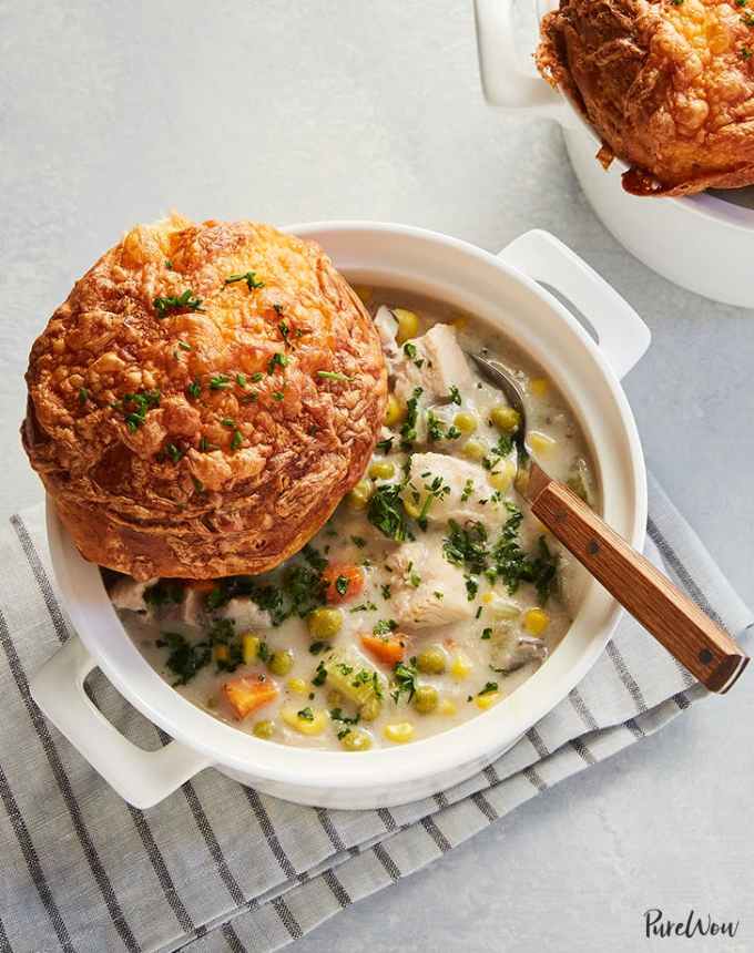fall soup recipes: Slow-Cooker Chicken Pot Pie Soup