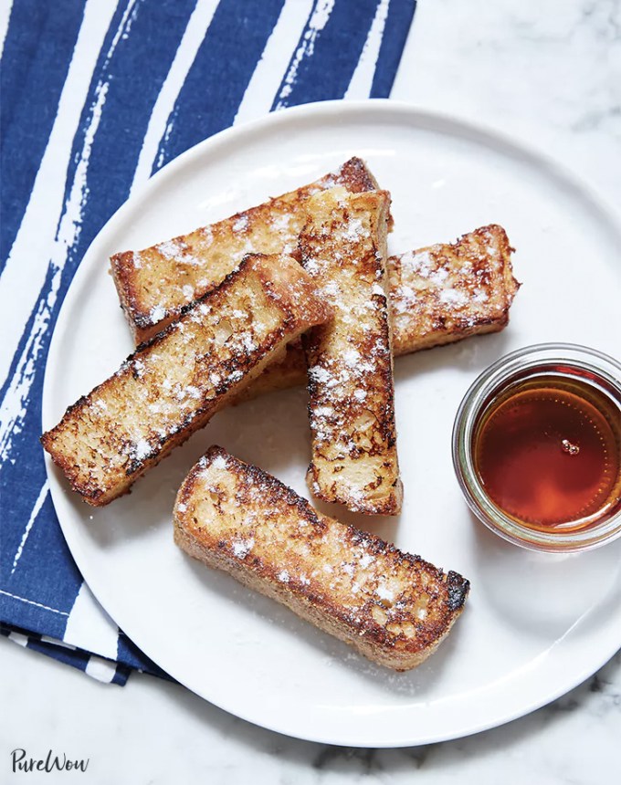 toddler dinner ideas: french toast sticks