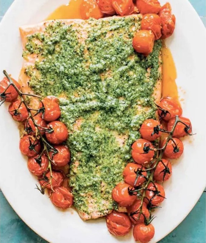 fun-dinner-ideas-14.-Salmon-with-Pesto-and-Blistered-Tomatoes.jpg