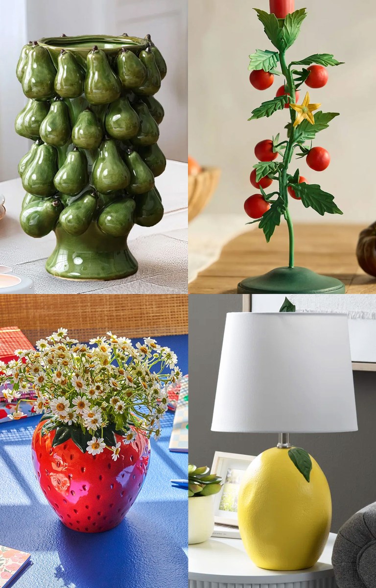 produce home decor trend product collage
