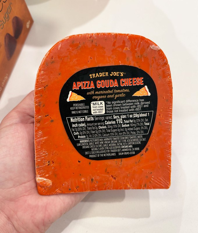 new trader joe's items reviewed september 2025: apizza gouda cheese