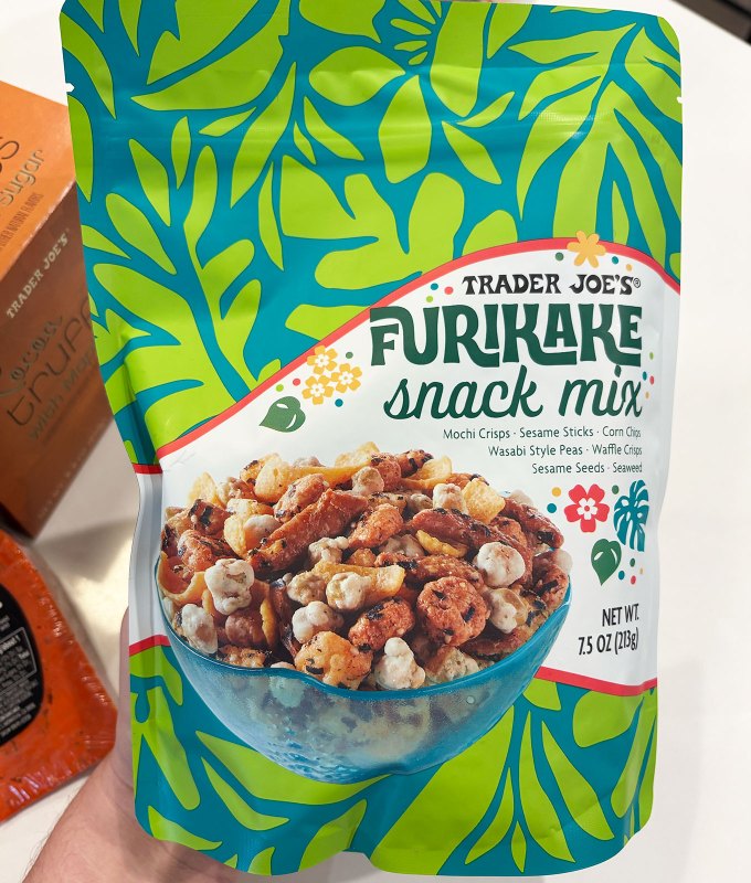 new trader joe's items reviewed september 2025: furikake snack mix