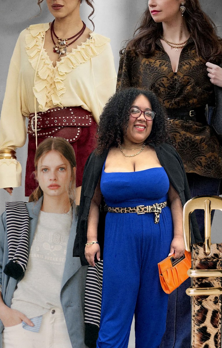 how to style a belt for petites