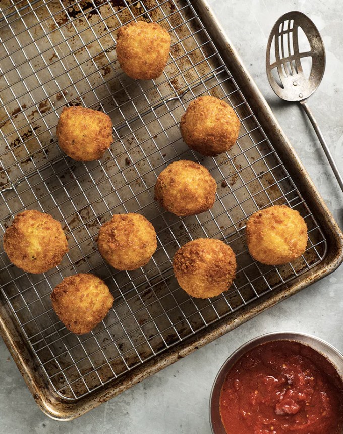toddler dinner ideas: vegan arancini