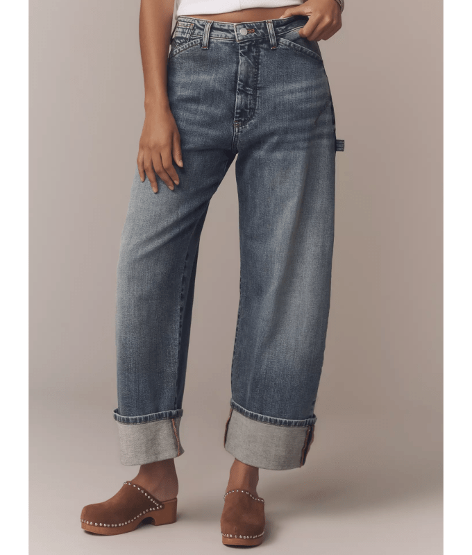 anthropologie spring finds: barrel jeans