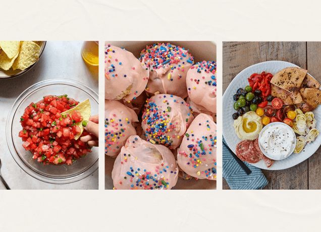 easy snacks to make at home: energy bites, mezze plates and truffles