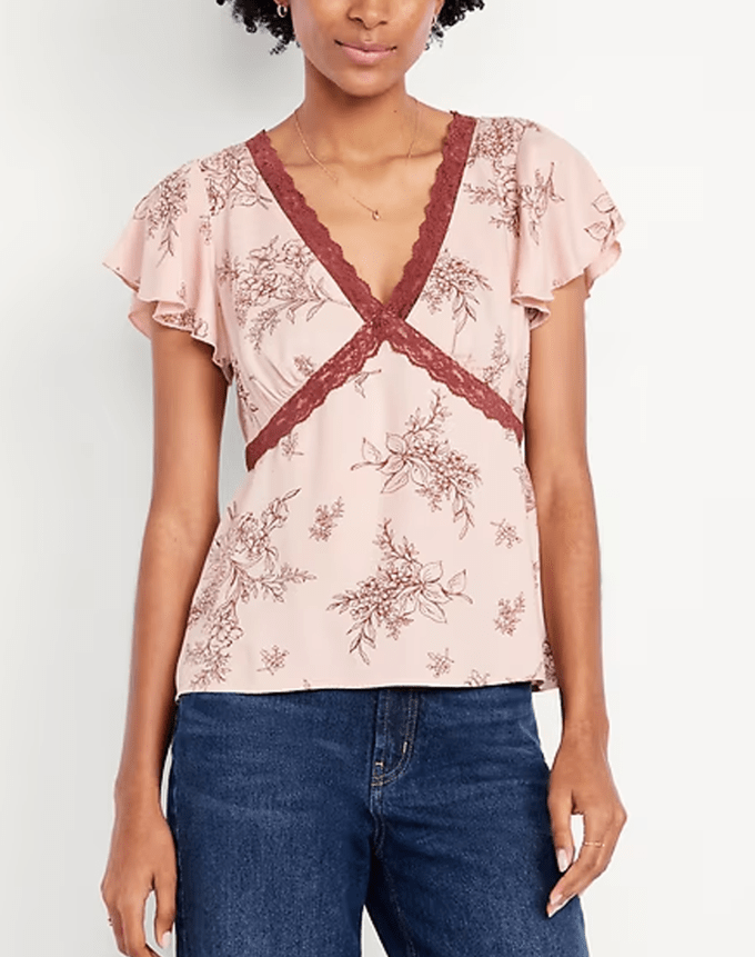 Lorelai Gilmore Style: Old Navy Floral Top