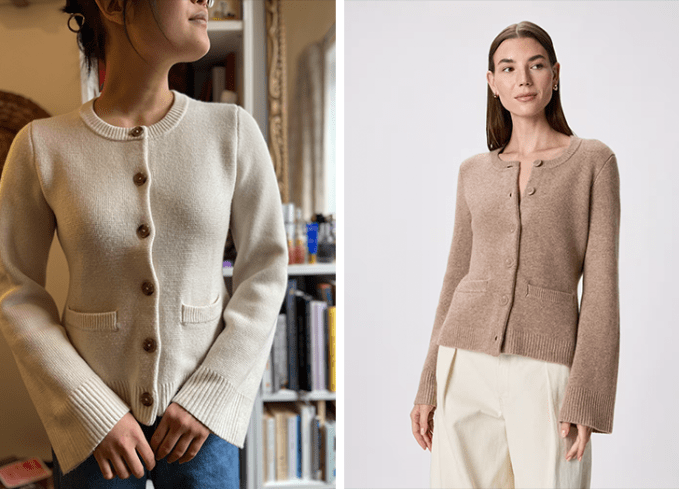quince cashmere guide: structured cardigan
